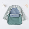 Waterproof Long-Sleeve Baby Bib – Soft PU Smock, Perfect Gift for Christmas, Halloween, Thanksgiving, New Year & Valentine’s Day - Kidzy Market