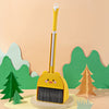 Cute Bear & Frog Mini Broom and Dustpan Set — Soft Bristle Compact Cleaner for Small Spaces, Bathroom & RV