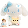 Sanrio Cinnamoroll Plush Toy - Super Soft 13-Inch (33 cm) Stuffed Animal, Kawaii Blue & White Anime Collectible Gift for Kids & Girls