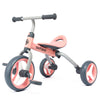 4-in-1 Foldable Kids Tricycle & Balance Bike for Ages 2-5 – Removable Pedals, Aluminum Toddler Trike, Red