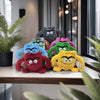 7-Piece Mixed-Emotion Monster Plush Toy Set - Soft Polyester Emotion Dolls for Emotional Learning, Home & Holiday Decoration, Birthday Gift