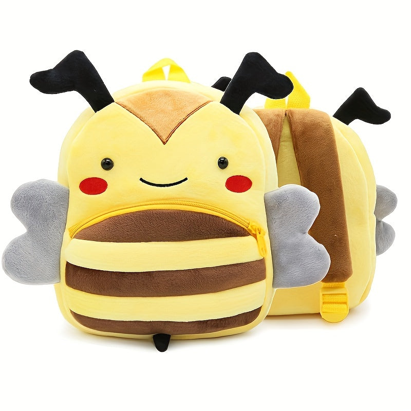 1PC Toddler Plush Cartoon Backpack – Cute & Lightweight Mini Travel Bag for Kids, Boys & Girls - Kidzy Market