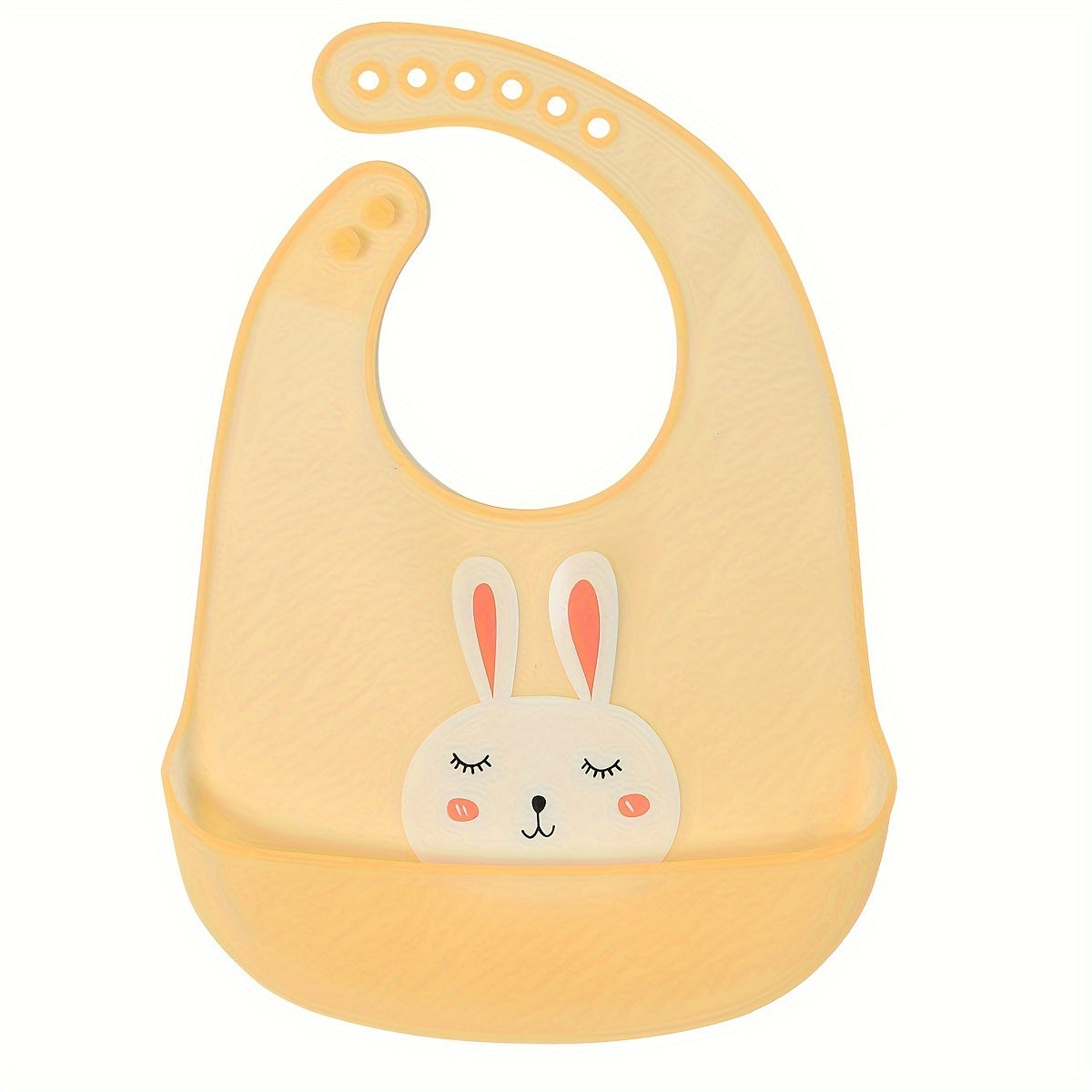 Adjustable Silicone Baby Bibs with Pocket – Waterproof, BPA-Free, Easy to Clean & Dishwasher Safe – Cute Panda & Rabbit Designs for 0-3 Years - Kidzy Market