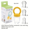 COZYPANDA Baby Food Feeder & Pacifier for 4+ Months - Silicone Self-Feeder, Mess-Free Baby-Led Weaning, Easy-Clean Soft Textured Nipple