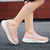 Boys Breathable Slip-On Woven Sneakers – Lightweight Low-Top Running & Walking Shoes with Hook-and-Loop Closure