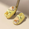 MELITTDEER Kids Plush Slip-On Slippers for Ages 1-5 — Warm Soft Cartoon Rabbit, Dinosaur & Duck Toddler Shoes