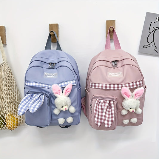 Cute Rabbit Mini Backpack – Lightweight Cartoon Daypack for Kids, Travel & Everyday Use - Kidzy Market