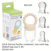 COZYPANDA Baby Food Feeder & Pacifier for 4+ Months - Silicone Self-Feeder, Mess-Free Baby-Led Weaning, Easy-Clean Soft Textured Nipple