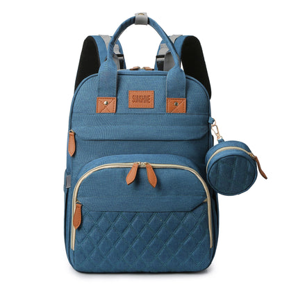 Lamroro Diaper Bag Backpack with Changing Pad – Multi-Functional Travel Baby Bag with USB Charging Port, Waterproof Polyester, Zipper Closure & Utility Pockets – Perfect for Parents, Preschool & Travel - Kidzy Market