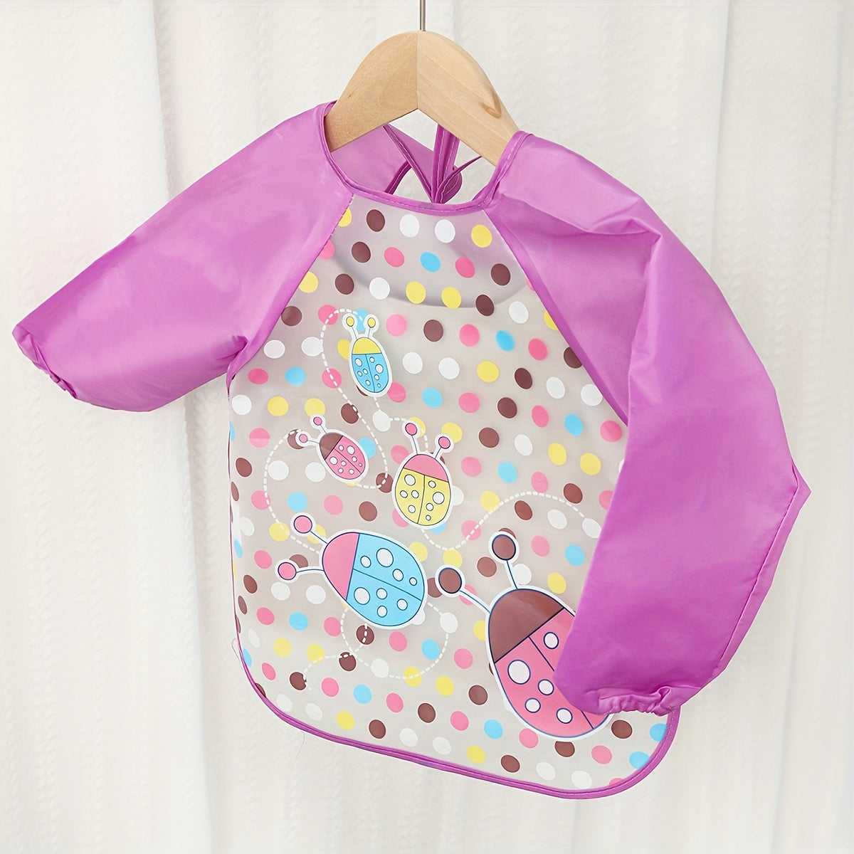 Waterproof Baby Eating Cover & Art Smock – Lightweight Long-Sleeve Bib for Toddlers (Spring & Autumn Style) - Kidzy Market
