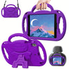 EVA Shockproof Kids Tablet Case with Cartoon Kickstand, Adjustable Strap & 3 Anti-Slip Handles — Fits 7.9\" (20.1 cm), 9.7\"–10.2\" (24.6–25.9 cm) & 10.9\" (27.7 cm) iPad/Tablets