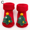 1 Pair Baby Boys & Girls Anti-Skid Floor Socks - Cartoon Doll Christmas Socks for Toddlers & Children | Cute & Trendy Design