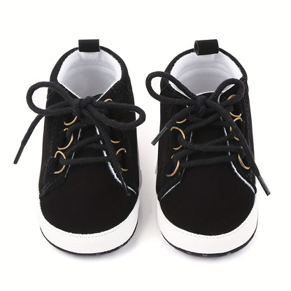 Spring and Autumn Men's High-Top Children's Shoes Soft-Soled Anti-Slip Toddler Baby Shoes