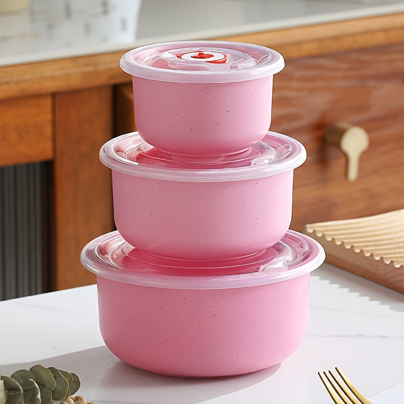 3/4-Pack FreshSeal Airtight Food Storage Containers – Large Capacity, Stackable, Space-Saving Plastic Containers for Kitchen Organization, Fruits, Vegetables, Meat, Eggs, Dumplings