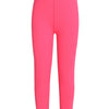 Girls Mid-Stretch High-Waist Leggings — Elastic Waist Skinny Fit, Breathable Ultra-Thin Polyester for Kids (Ages up to 12) — Spring/Summer Indoor & Outdoor