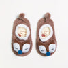 1 Pair/2 Pairs Cute Animal Anti-Slip Breathable Boat Socks for Youngsters - Cozy Polyester & Spandex Blend, Hand Wash Only | All-Season Comfort, Anti-Slip, Fluffy Cuff, Soft Knitted Texture
