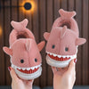 Kids Plush Shark Slippers — Soft Fleece-Lined Slip-On with TPR Sole, Warm Lightweight Indoor/Outdoor Shoes for Boys & Girls