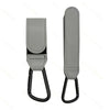 Faux Leather Stroller Hooks – Durable Multipurpose Stroller Hangers, Sleek Black Stroller Accessories, Ideal Gift for Moms