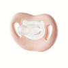 Soft Silicone Newborn Pacifier – Ergonomic Thumb Nipple Soother, Hypoallergenic Breastfeeding Support, Smooth Nipple, Pink & Blue