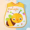 Waterproof Baby Feeding Bib with Magic Tape Closure – Soft, Sleeveless Polyester Bib for Toddlers & Kids - Kidzy Market