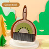 Mini Mop & Dustpan Set — 1 Mop + 1 Dustpan, Colorful Fruit Design, Kid-Friendly Compact Desk & Table Cleaner