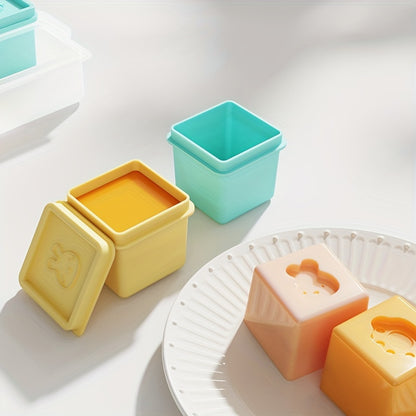 6-Pack BPA-Free Silicone Food Storage Containers with Clip-On Lids – Shatterproof & Freezer-Safe Meal Prep Boxes for Baby Food, Snacks & Purees