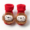 1 Pair Baby Boys & Girls Anti-Skid Floor Socks - Cartoon Doll Christmas Socks for Toddlers & Children | Cute & Trendy Design