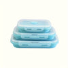 3/4 Pack Foldable Silicone Food Containers – BPA-Free Bento Boxes for Meal Prep – Leak-Proof, Microwave & Refrigerator Safe Storage Solution