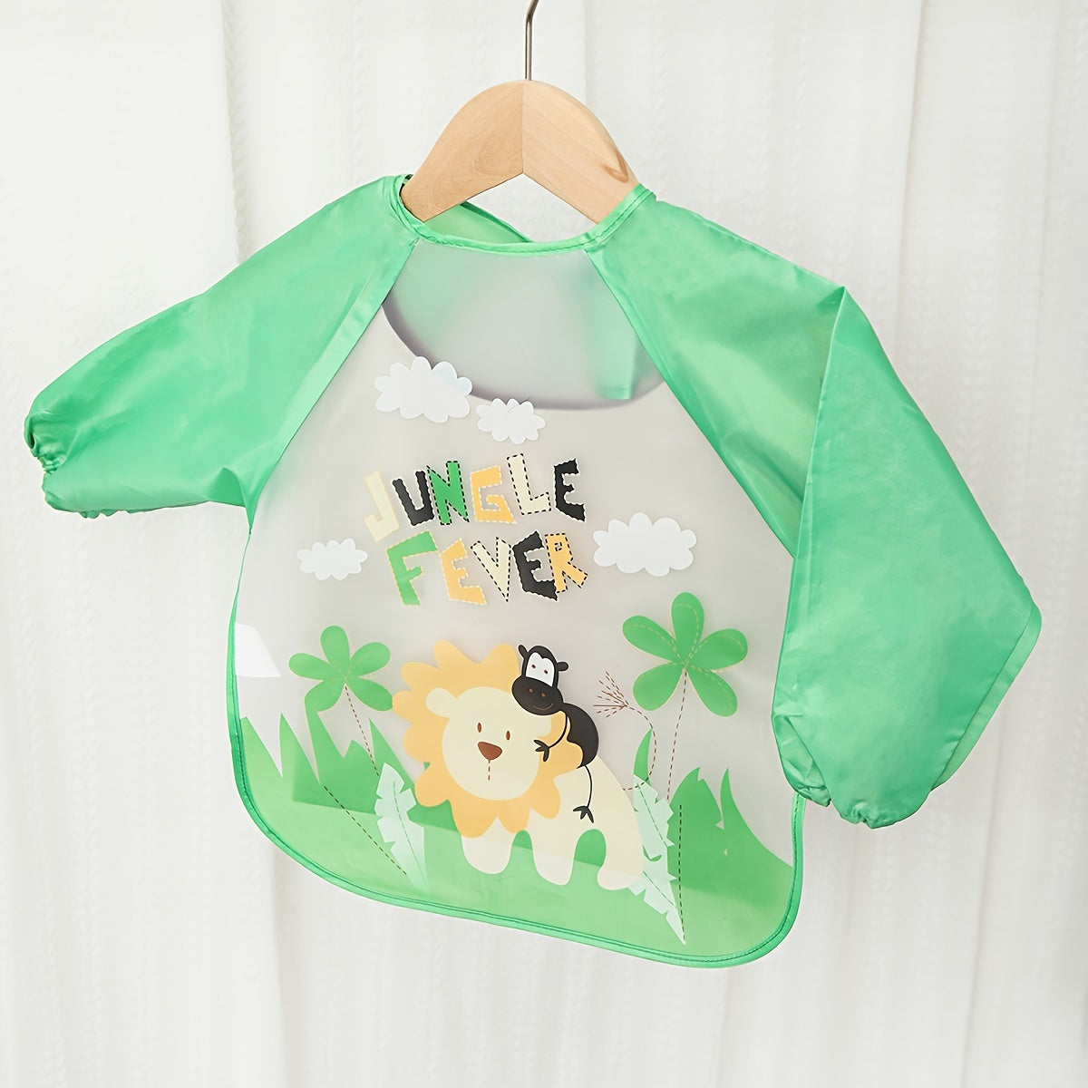 Waterproof Baby Eating Cover & Art Smock – Lightweight Long-Sleeve Bib for Toddlers (Spring & Autumn Style) - Kidzy Market