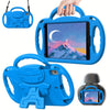 EVA Shockproof Kids Tablet Case with Cartoon Kickstand, Adjustable Strap & 3 Anti-Slip Handles — Fits 7.9\" (20.1 cm), 9.7\"–10.2\" (24.6–25.9 cm) & 10.9\" (27.7 cm) iPad/Tablets