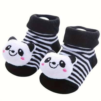 1 Pair Cute Cartoon Youngsters' Socks - Anti-Slip Floor Socks for Toddlers