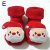 1 Pair Baby Boys & Girls Anti-Skid Floor Socks - Cartoon Doll Christmas Socks for Toddlers & Children | Cute & Trendy Design
