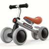 Toddler Balance Bike for Ages 10+ Months — Silent Carbon Wheels, Non-Slip Tires, Durable Carbon Frame, Rocket-Themed Indoor/Outdoor Ride-On