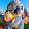 Disney Stitch Plush Toy - Blue Cuddle Star Stuffed Animal, Soft Synthetic-Fiber Plush, Valentine & Birthday Gift (1pc)