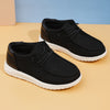 Kids Breathable Woven Knit Canvas Loafers — Non-Slip Elastic Slip-On Casual Sneakers for Boys & Girls