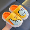 Girls' Cozy Dinosaur Slippers — Lightweight Warm Cartoon House Shoes with Non-Slip PVC Sole (Indoor/Outdoor)