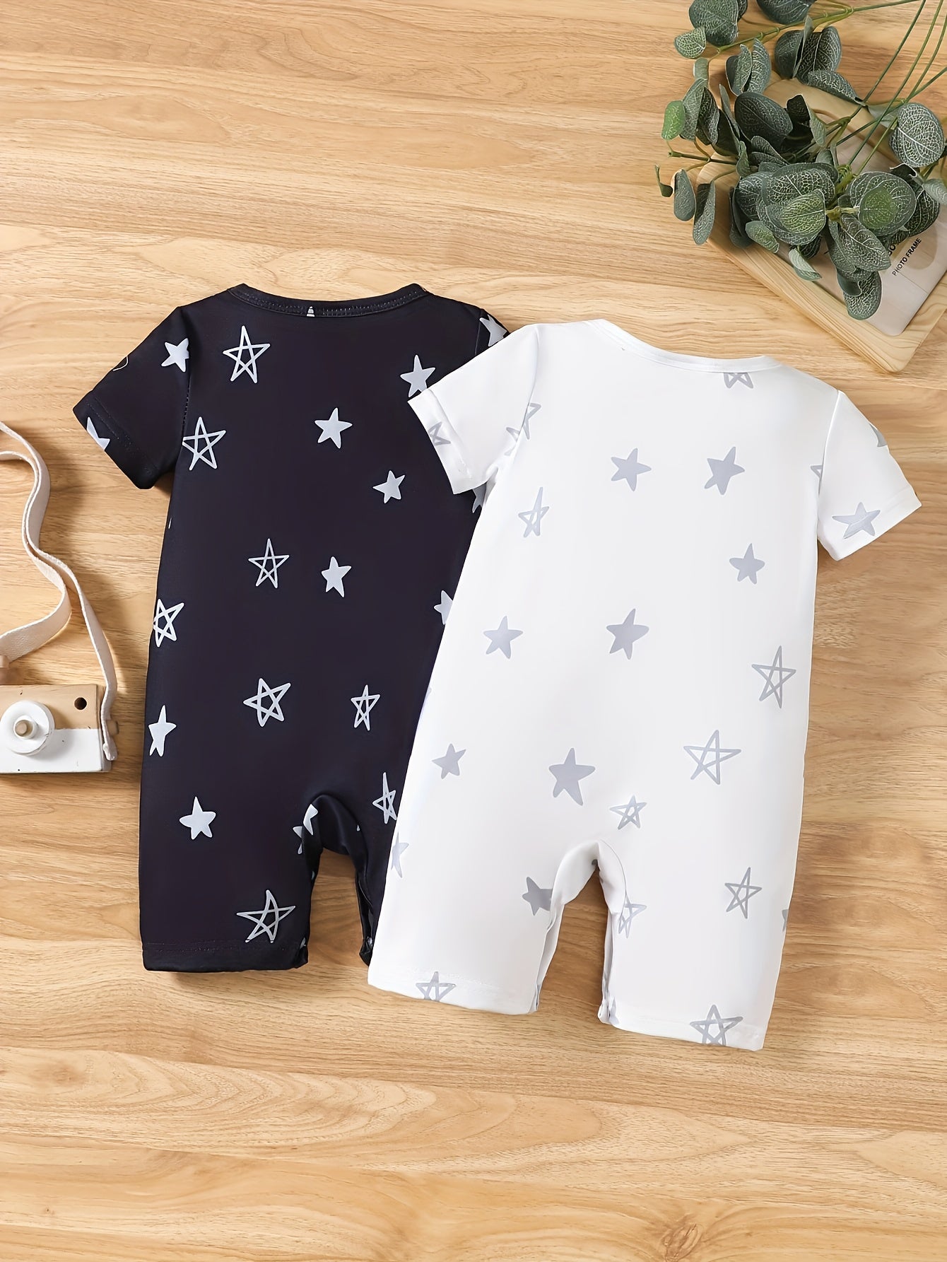 2pcs Baby Boy Summer Outfit – "I Love Grandma, Mom, Dad" Alphabet Print Jumpsuit, Casual Knit Polyester & Spandex Set (Short Sleeve, Outdoor Wear)