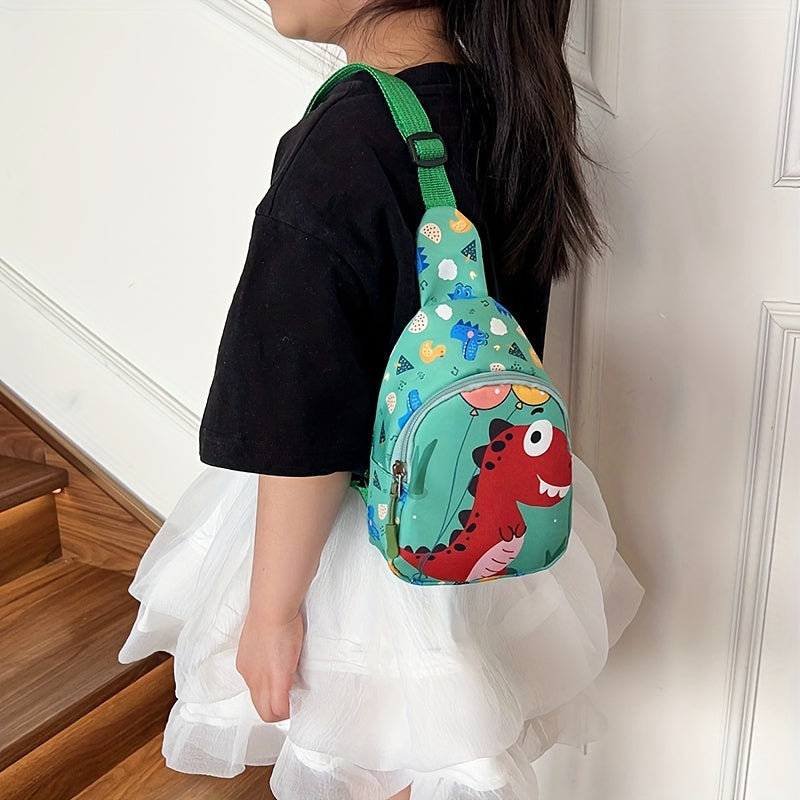 Children's Patterned Chest Bag – Shoulder Crossbody & Simple Waist Bag for Girls - Kidzy Market