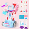 JOVOW Kids Broom & Dustpan Pretend Play Set – Children's Floor Sweeper Toy for Role Play, Gift for Birthdays & Holidays