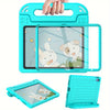 Shockproof iPad 10.9-Inch Case with Built-in Screen Protector & Convertible Handle Stand, Lightweight EVA Shell — Blue