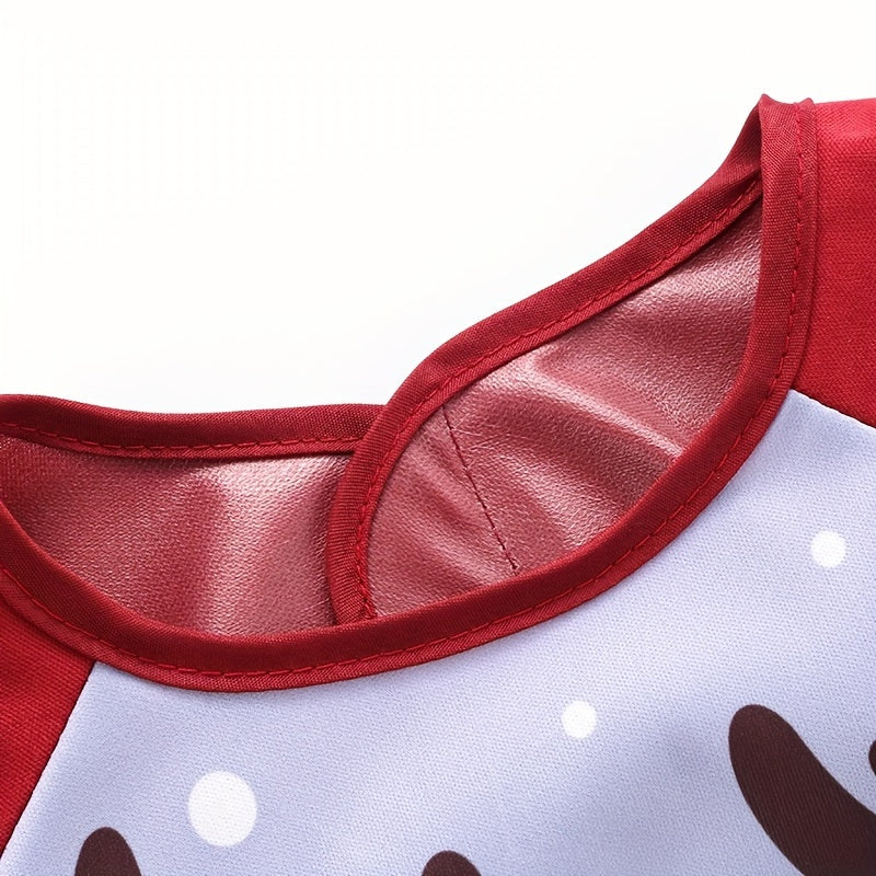 Waterproof Cover-Up Eating Bib – Reversible Wear Bib Apron for Mess-Free Home Feeding - Kidzy Market