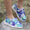 Girls' Colorful Butterfly Loafers — Non-Slip Fabric Slip-On Casual Walking Shoes for Kids