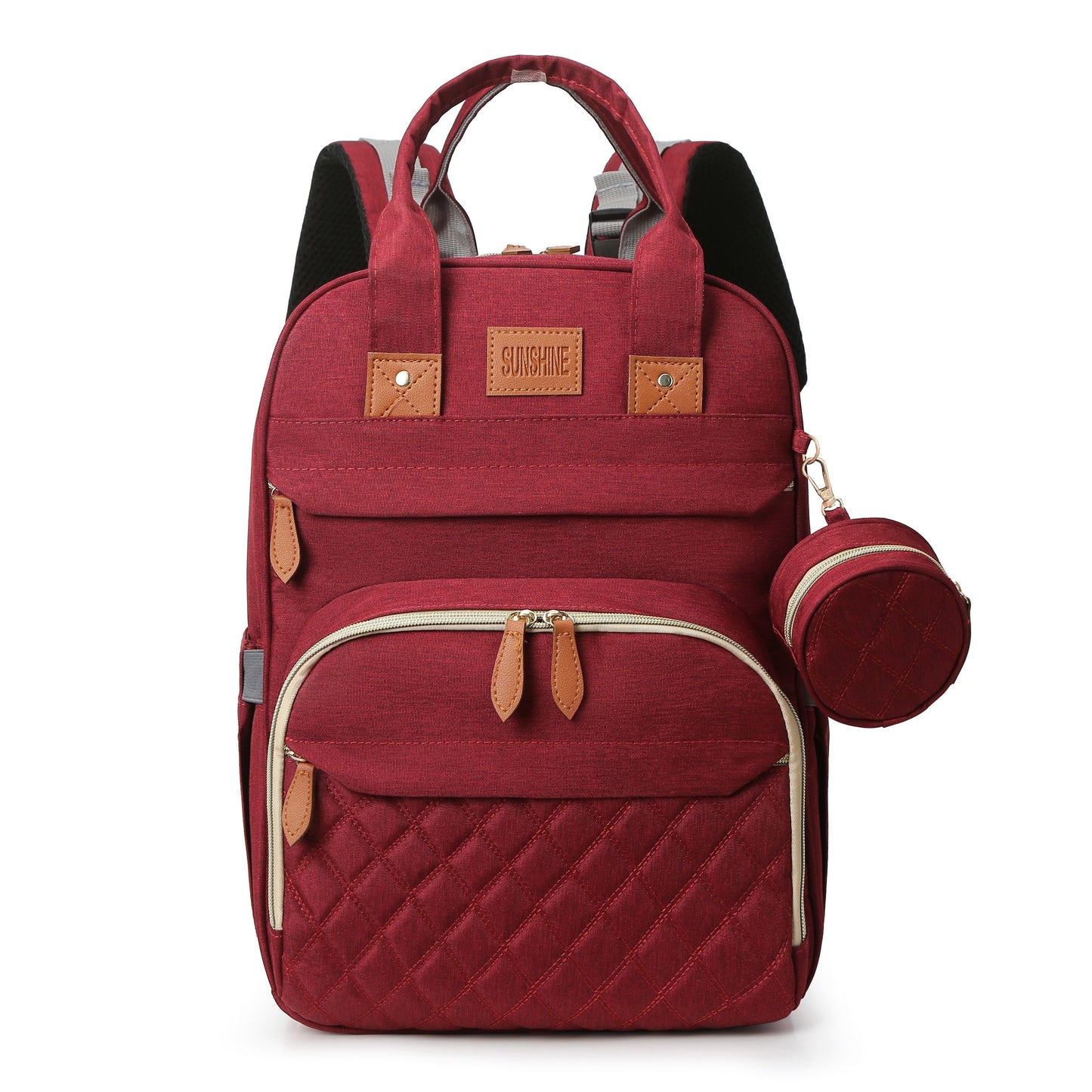 Lamroro Diaper Bag Backpack with Changing Pad – Multi-Functional Travel Baby Bag with USB Charging Port, Waterproof Polyester, Zipper Closure & Utility Pockets – Perfect for Parents, Preschool & Travel - Kidzy Market