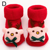 1 Pair Baby Boys & Girls Anti-Skid Floor Socks - Cartoon Doll Christmas Socks for Toddlers & Children | Cute & Trendy Design