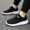 Boys Breathable Mesh Platform Sneakers - Lightweight Low-Top Hook-and-Loop Casual Outdoor Shoes with Light-Up Detail