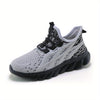 Boys' Breathable Lightweight Slip-On Walking Sneakers - Outdoor Low-Top Casual Shoes for Fall & Spring