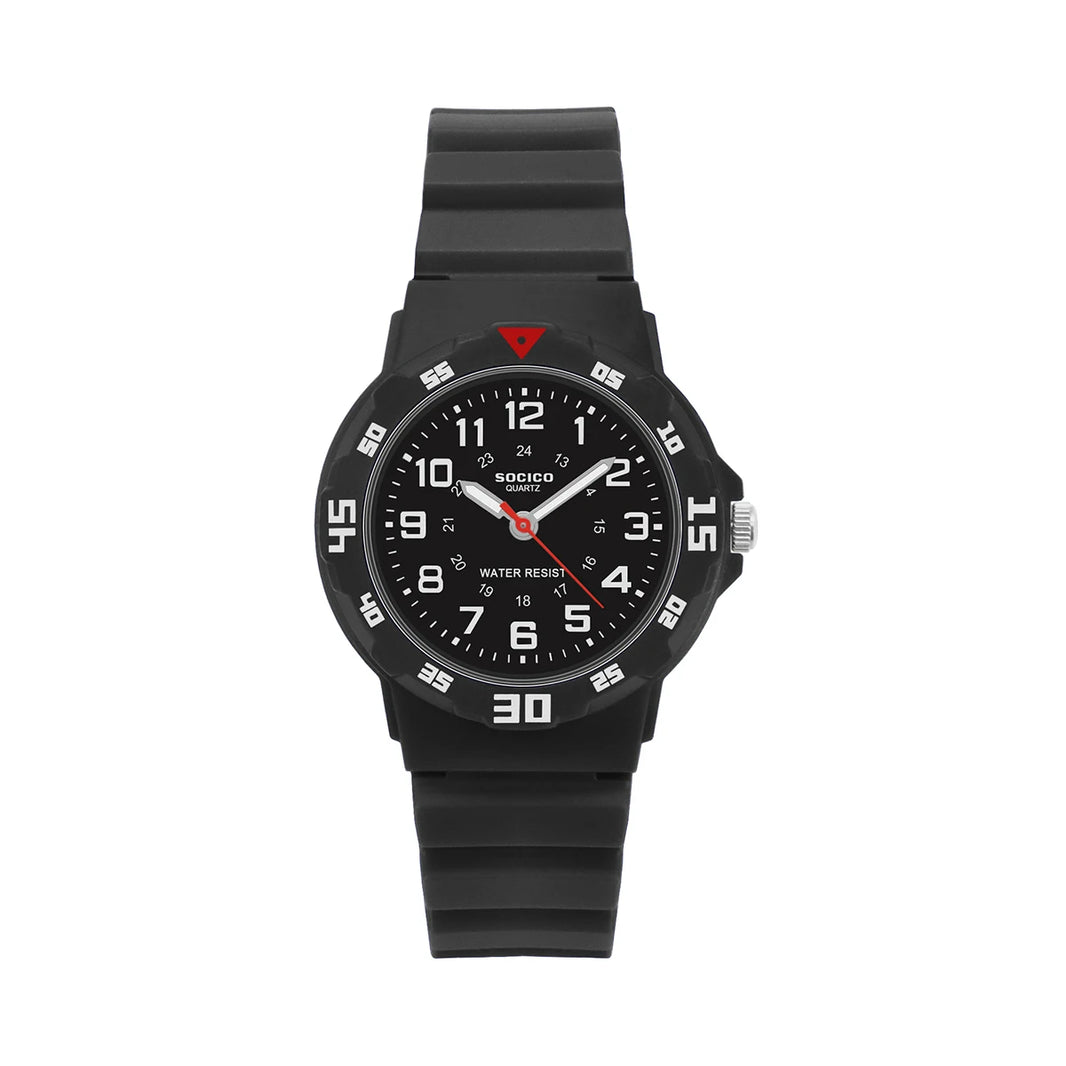 SOCICO Children’s Analog Watch for Girls and Boys Soft Strap Waterproof Easy-to-Read Learn Time Wristwatch Gift