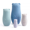 Montessori Silicone Nesting Dolls Matryoshka Stacking Toy – Soft Educational Sensory Blocks for Toddlers 3+