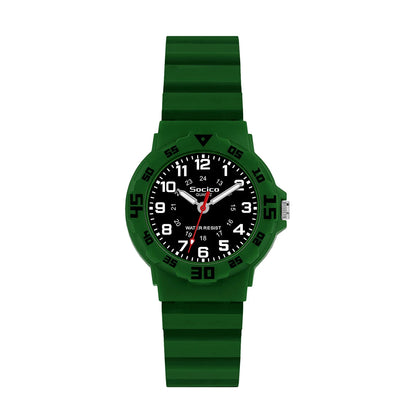 SOCICO Children’s Analog Watch for Girls and Boys Soft Strap Waterproof Easy-to-Read Learn Time Wristwatch Gift