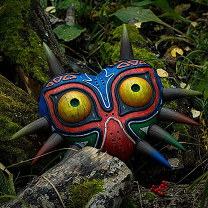 Majora's Mask LED Latex Full-Face Cosplay Mask – Zelda-Inspired Halloween Prop for Adults